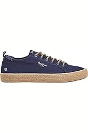 Pepe Jeans Port Basic Tenis para Hombre, Azul (Ocean Blue), 9