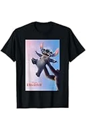 Disney Lilo & Stitch Rafiki Lifting Stitch Poster Camiseta