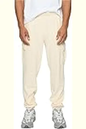 Urban classics Pantalones Deportivos para Hombres, Arena Blanca, S