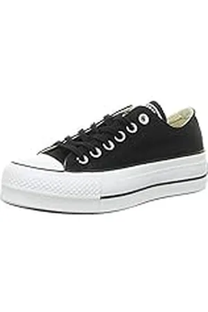 Converse Chuck Taylor Ctas Lift Ox Canvas, Zapatillas Mujer, Negro (Black), 42.5 EU