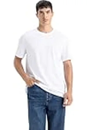 DeFacto Herren Basic Klassisches T-Shirt für Männer Camiseta, , 3XL Hombres