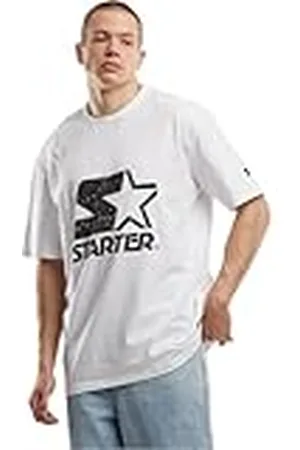 STARTER BLACK LABEL St402-starter Logo Oversize Acid tee Camiseta, Color Blanco, XL Hombres