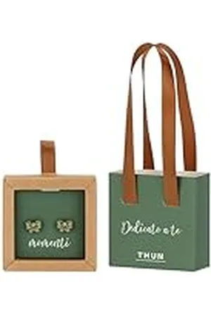THUN Pendientes pin con lazo verde
