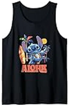 Disney Lilo & Stitch Aloha Hula Dance Distressed Camiseta sin Mangas