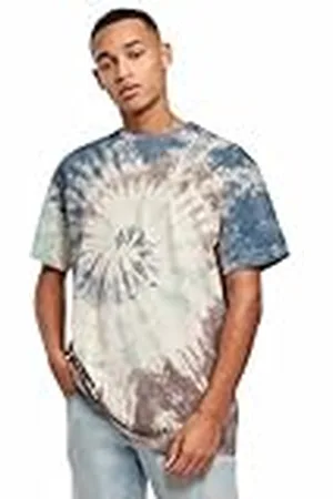 Urban classics Oversize Tie Dye Tee Camiseta de los hombres, Old White, XL