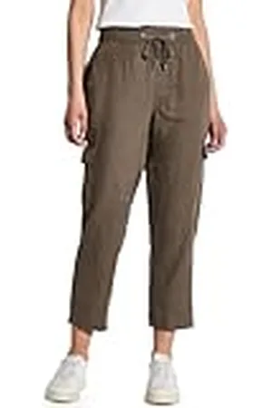 Street one A378741 Pantalones de Lino con Aspecto Cargo, , 42W / 28L Mujeres