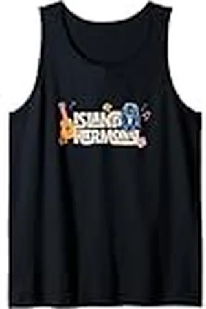 Disney Lilo & Stitch Island Harmony Distressed Logo Camiseta sin Mangas