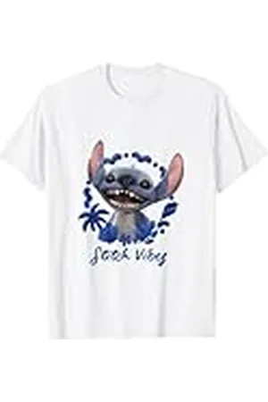 Disney Lilo & Stitch Stitch Vibes Cute Face Portrait Camiseta
