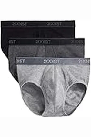 2Xist Esencial de algodón para hombre, 3 unidades - gris - Large