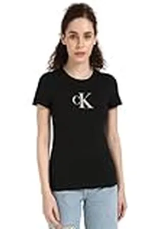 Calvin Klein Gradient Slim tee Camiseta S/S, , XL para Mujer