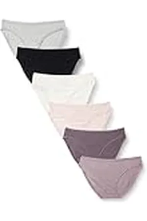 Amazon Braguita de Bikini de algodón (Disponible en Tallas Grandes) Mujer, Pack de 6, , 44