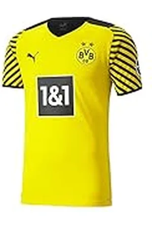 PUMA Borussia Dortmund Temporada 2021/22 Calentamiento, Completa Primera Equipación, Hombre, Cyber Yellow Black, M