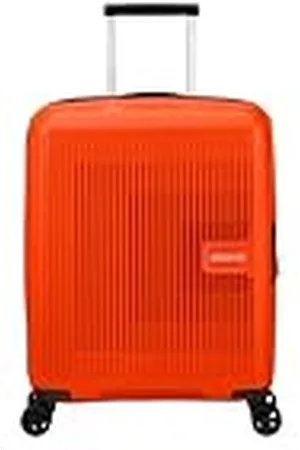 American Tourister Aerostep - Spinner S, Equipaje de Mano Ampliable, 55 cm, 36/40 L, Naranja (Naranja Brillante)