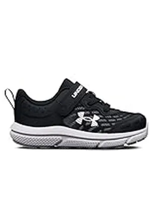 Under Armour Ua Binf Assert 10 Ac, Zapatillas para correr Niños, Black/White/White, 25 EU