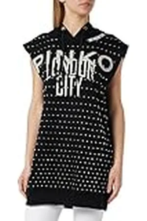 Pinko Mayor Vestido Sudadera Logo and Cities Informal, , XL para Mujer