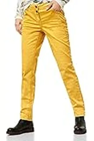 CECIL B375646 Pantalones de Mujer, Curry Yellow, 25W x 30L