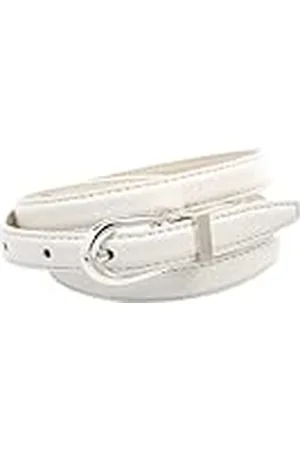 Anthoni Crown Ledergürtel in Weiß 15mm Breit W13st90 Cinturón, , 55 Mujeres