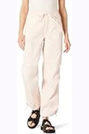 Amazon Pantalones Largos Parachute Oversize de Tiro Medio con Pernera Ancha Mujer, , XXL