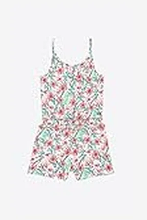Kaporal 5 Conjunto de peto y chaqueta marca modelo Combishort Imprimé Floral Fille FLOREE