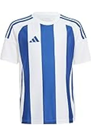 adidas Camiseta Unisex a Rayas 24 para niños de 5 a 6 años