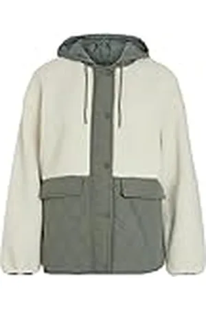 VILA Viadita L/S Teddy Jacket/LC/2 Chaqueta, , 42 Mujeres