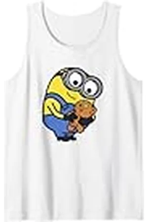 Minions Despicable Me Favorite Teddy Bear Portrait Camiseta sin Mangas