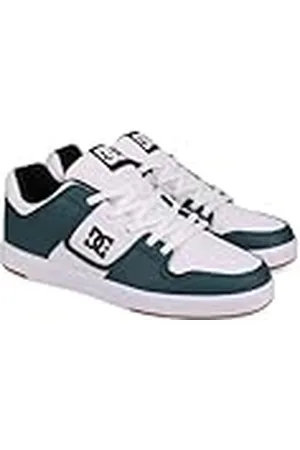 Dcshoes DC Cure, Zapatillas Hombre, Blanco, Negro y Verde, 46 EU