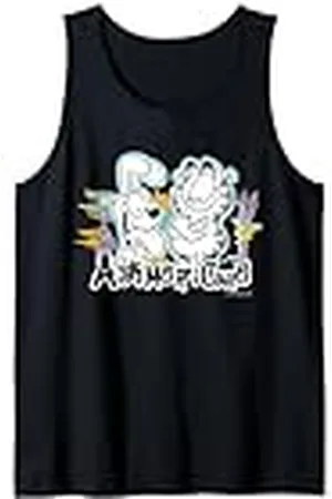 Garfield Garfiled - Streetwear Ask Me If I Care Odie Camiseta sin Mangas