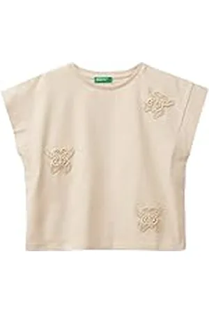 Benetton Camiseta 3jfac10iy, , 140 cm para Niñas