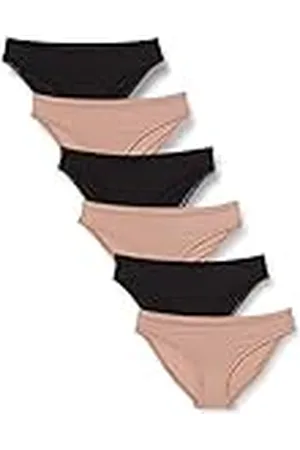 Amazon Braguita Interior Tipo Bikini Mujer, Pack de 6, , 40