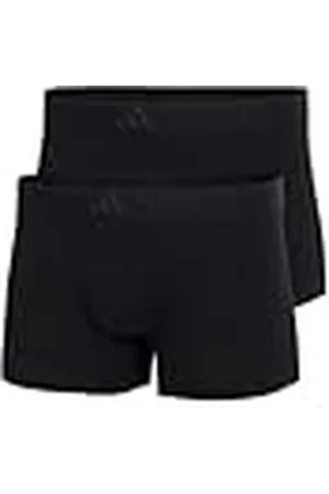 adidas Herren Unterwäsche Boxershorts 2er Pack-Low Rise Trunk (2pk) -Active Flex Cotton 3 Stripes Ropa Interior, , M Hombres
