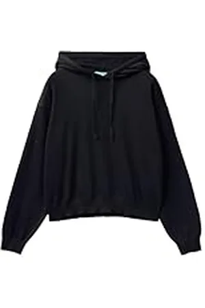 Benetton Camiseta C/CAPP. M/L 1294d202v Suéter, , Mujer