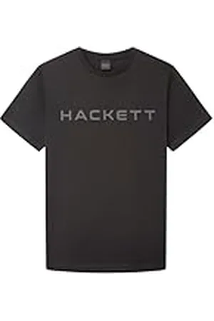 Hackett Heritage Number Polo para hombre, negro (negro/gris), S