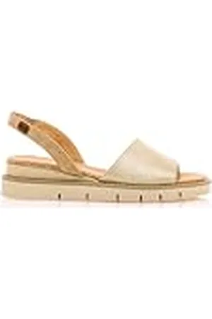 MTNG Sandalias Planas Mujer Sandalias Planas Siren 53282 Mujer | Sandalias Planas Casual | sin Cierre-Abiertos | 60267 | Oro