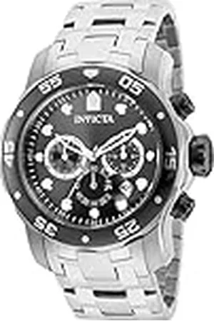 Invicta Pro Diver - Scuba 17083 Reloj para Hombre - Impermeable - Analógico - Movimiento Cuarzo - Acero Inoxidable con Esfera Negro - 48mm