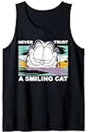 Garfield Garfiled - Nunca te fíes de un gato sonriente Camiseta sin Mangas