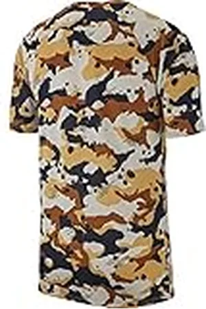 Nike 923524 Camiseta de Manga Corta, Hombre, Multicolor (Light Bone/White), 2XL