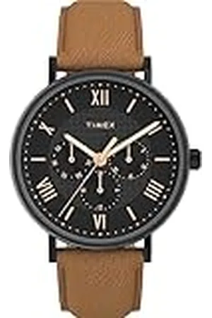 Timex Reloj Analógico para Hombres de Cuarzo con Correa en Cuero TW2V916009J