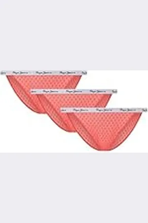 Pepe Jeans Dot 3P Bikini Style Underwear, , L para Mujer