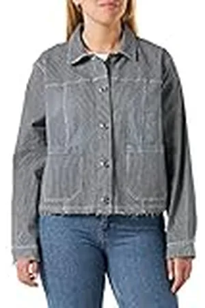 Samoon 230013-21406 Chaqueta Vaquera + Tela, , 52 para Mujer