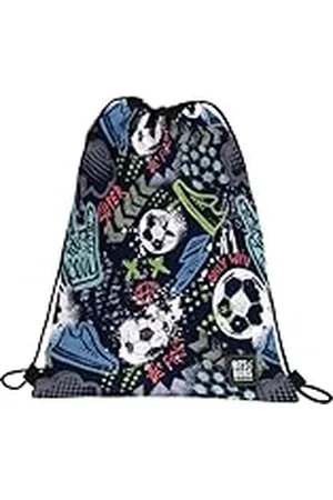 Grafoplas Saco con Cordones, 36x47cm, Bolsillo Exterior con Cremalleras, Match, Bits & Bobs Pop Up Design, Perfecta para Extra Escolares