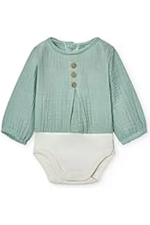 BABIDU Body Bebé Manga Larga Algodón 100%, Body Bebé Recien Nacido Tejido Bambula Suave Transpirable y Hipoalergénico Piel Sensible, Cierre con Botones, Ropa Bebé Niño y Niña Unisex, Básicos Invierno