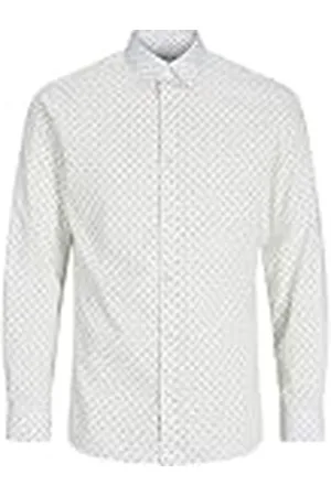 JACK&JONES JUNIOR Jjjoe Print Shirt LS Aw24 Jnr Camisa, , 128 para Niños