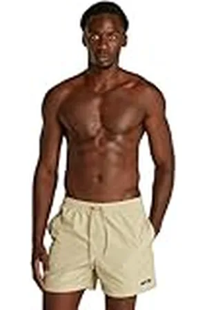 Calvin Klein Bañador Hombre Medium Drawstring con cintura ajustable, Beige (Sandalwood), L