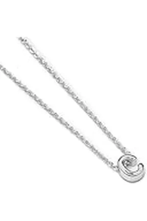 Luxenter Collar Alphabet acabado plata - Letra C