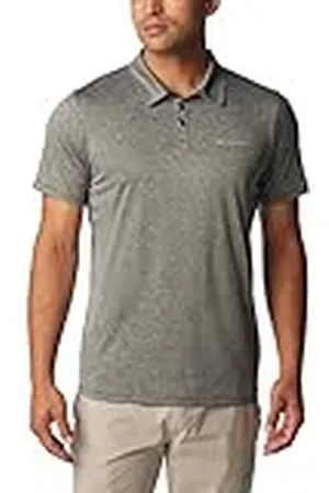Columbia Polo Camiseta para Senderismo, , S para Hombre