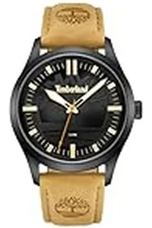 Timberland Reloj Rambush Esfera Negro Cuero Beige, Correa, Correa