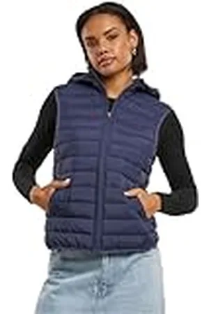 Urban classics Tb7156-ladies Ultra Light Puffer Vest Chalecos, , L Mujeres