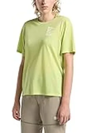 Jack Wolfskin Vonnan Graphic T W Camiseta, Color Rojo, S para Mujer