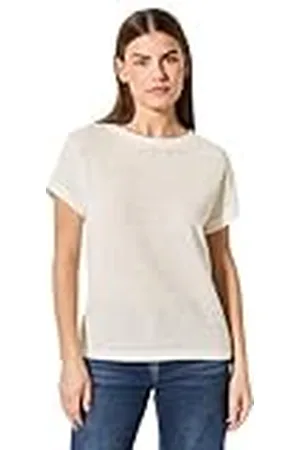 CECIL B323357 Camiseta, Vanilla White, L Mujeres